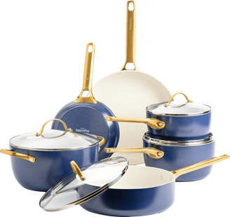 GreenPan Padova pannenset 10-delig Oxford Blue