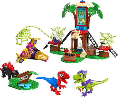 LEGO Marvel Spidey en Gobby's raptorstrijd bij de boomhut 11200