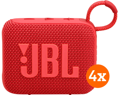 JBL Go 4 Rood 4-pack