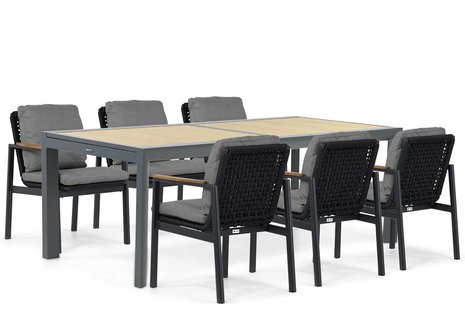 Coco Ralph/Rosarno 214/273 cm dining tuinset 7-delig