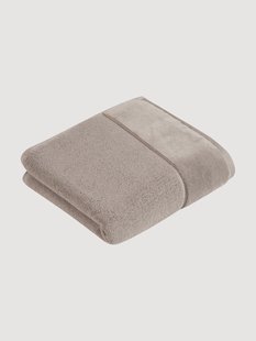 Katoenen handdoek Pure met velours bies