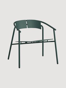 Tuin loungestoel Novo van metaal