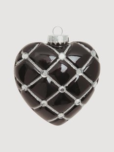 Handbeschilderde kerstboomhanger Heart