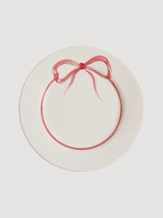 Handbeschilderd dinerbord Bow