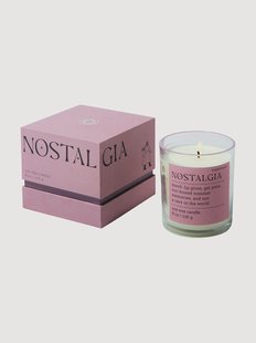 Geurkaars Mood (peper &amp; pruim) in glazen houder