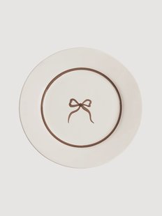Handbeschilderd ontbijtbord Bow