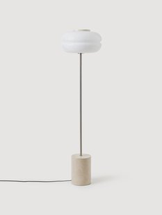 Vloerlamp Bun met marmeren voet