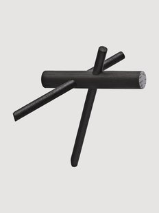 Set van 2 houten wandhaken Sticks