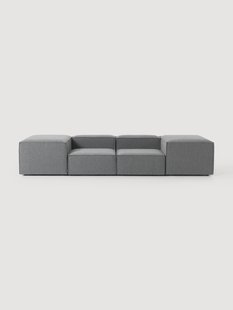 Westwing Crosby Studios Modulaire bank Lennon (3-zits) met brede armleuning van boucl&eacute;