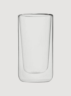 Dubbelwandige latte macchiato glazen Nero, 2-delig