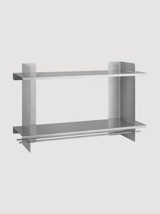 Kleine wandrek Tivo van edelstaal