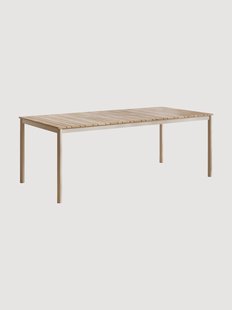 Tuintafel van teakhout Mood, 204 x 100 cm