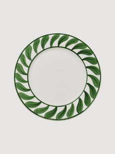 Handbeschilderd dinerbord Swirl