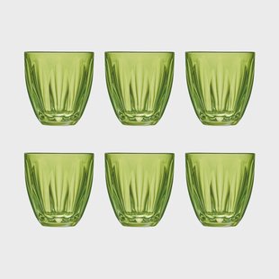 La Rochère Lily waterglas 6-pack Kiwi‑groen