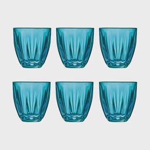 La Rochère Lily waterglas 6-pack Blauw