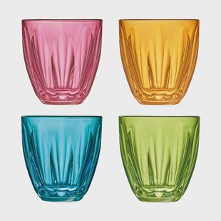 La Rochère Lily waterglas verschillende kleuren 4 stuks