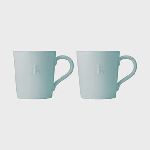 La Rochère Abeille keramische mok 2-pack Blauw