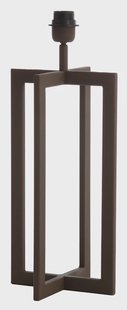 Light & Living Tafellamp 'Mace' 46cm, kleur Bruin (excl. kap)