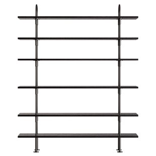 Gubi Keen Stellingkast Zwart Messing 160cm 6 Planken,Brown/Black Ash Veneer