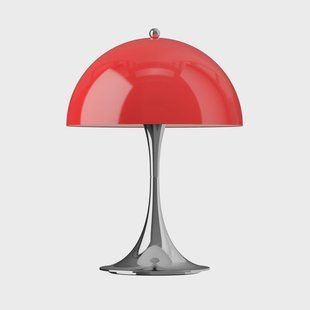 Panthella 250 Portable Original, opaalrood Louis Poulsen - Terras - Designer - Kunststof - Rond