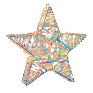 Central Park Regenboog Ster Verlichting - Multi - 38,5cm