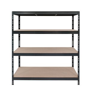 Ar Shelving Stellingkast Garage - Rivet Xl - 180x150x45cm - Draagkracht 400kg - Antraciet