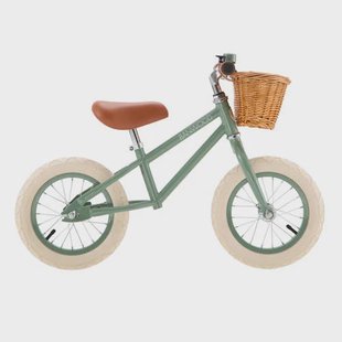 Banwood loopfiets first go 12 inch bosgroen