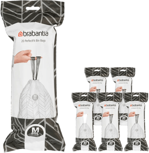Brabantia Vuilniszakken Code M - 60 Liter (120 stuks)