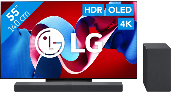 LG 55 OLED EVO C4 4K (2024) + LG DSC9S (2024)