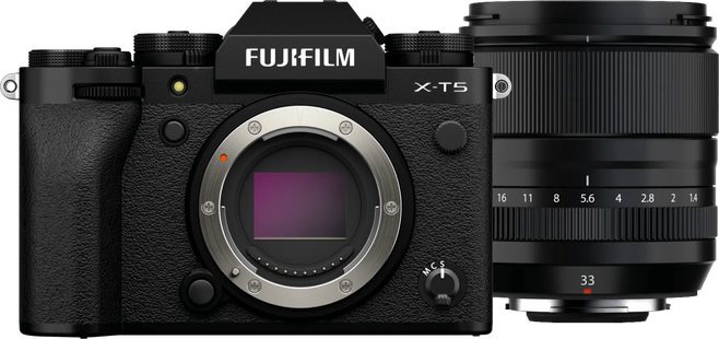 Fujifilm X-T5 Zwart + XF 33mm f/1.4 R LM WR