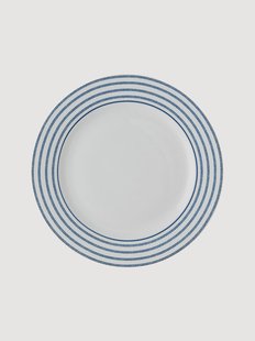 Dessertborden Candy Stripe van porselein, 4-delig