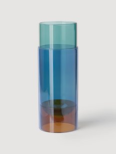 Mondgeblazen vaas Bouquet Tube, H 27 cm