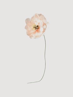 Handgemaakte kunstbloem Poppy