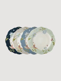 Porseleinen dinerborden Assorti, 4-delig