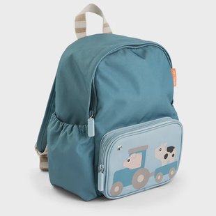 Done By Deer kinderrugzak Tiny Farm blue
