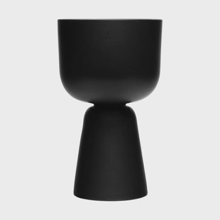 Iittala Nappula bloempot Mat zwart, 23x19 cm