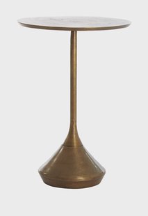 Light & Living Ronde Bijzettafel 'Dimphy' 35cm, kleur Antiek Brons