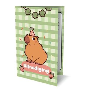 Uitnodigingen Capybara PK 954 / set van 6
