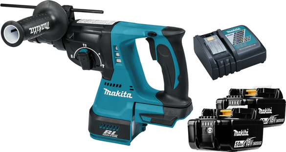 Makita DHR243Z 5,0 Ah Accu (2x) Starterspakket
