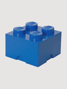 Kinderen LEGO opbergdoos Brick met 4 knoppen