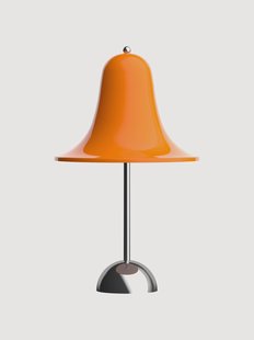 Kleine draagbare dimbare LED-tafellamp Pantop, design Verner Panton