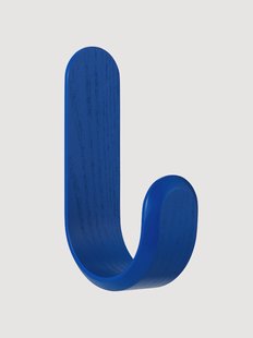 Houten wandhaak Curve