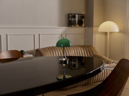 Louis Poulsen Panthella 160 Draagbaar V3 - original opal green