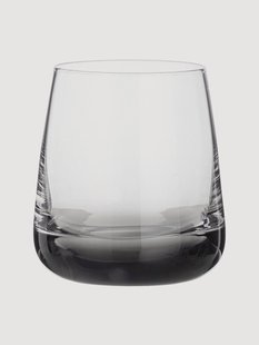 Mondgeblazen waterglas Smoke