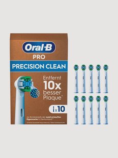Vervangende borstelkoppen Pro Precision Clean, 10-delig