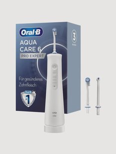 Monddouche Oral-B AquaCare 6 met 3 vervangende spuitmonden
