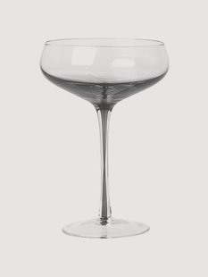 Mondgeblazen cocktailglazen Smoke, 2-delig
