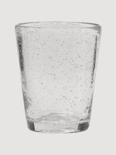Mondgeblazen waterglas Bubble