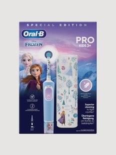 Elektrische tandenborstel Oral-B Vitality Pro Kids Frozen met reisetui