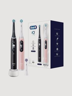 Elektrische tandenborstels Oral-B iO6 met 3 opzetborstels, 2-delig